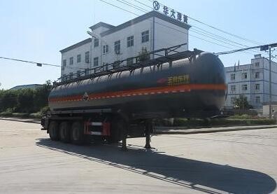 30噸鹽酸槽罐車 鹽酸化工液體運(yùn)輸車